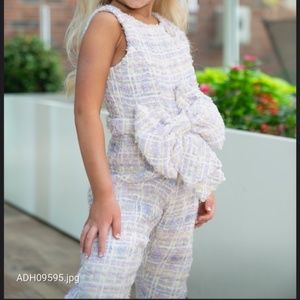 Ashley Lauren Tweed Jumpsuit